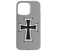 Custodia per iPhone 15 Pro Max ORDINE TEUTONIC EMBLEMA CROCE CAVALIERI TEUTONICI CROCIATE