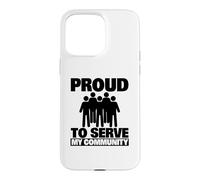 Custodia per iPhone 15 Pro Max Orgoglioso di servire il volontario della mia comunità