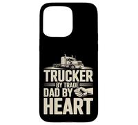 Custodia per iPhone 15 Pro Max Orgoglioso papà camionista di Trade Dad By Heart Truck