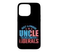 Custodia per iPhone 15 Pro Max Orgoglioso zio conservatore anti-liberale