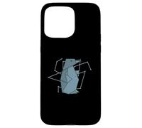 Custodia per iPhone 15 Pro Max Origami Penguin come fresco Forma