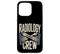 Custodia per iPhone 15 Pro Max Ospedale di ossa scheletriche dell'equipaggio di radiologia