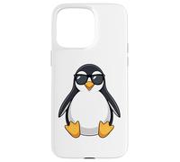 Custodia per iPhone 15 Pro Max Paffuto Cool Penguin con occhiali da sole Summer Vibes