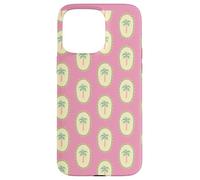 Custodia per iPhone 15 Pro Max Palm Tropical Tree Summer Beach Island Style