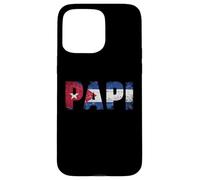 Custodia per iPhone 15 Pro Max Papi Cuba Bandiera Vintage Distressed Graphic Cuba Papi