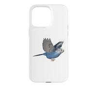 Custodia per iPhone 15 Pro Max Pappagallo volante, parrocchetto blu, regalo per gli amanti degli uccelli