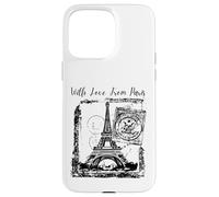Custodia per iPhone 15 Pro Max Paris With Love from Paris France French Postcard