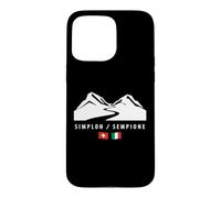 Custodia per iPhone 15 Pro Max Passaggio del Sempione Alpi Svizzera Italia Road Trip