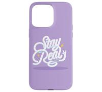 Custodia per iPhone 15 Pro Max Paul Frank Stay Real Bubble Testo