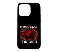 Custodia per iPhone 15 Pro Max PC Gamer Mechanical Keyboard Click Clack Forever