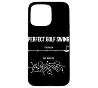 Custodia per iPhone 15 Pro Max Perfetto Golf Swing Piano Vs Realtà Divertente Golf Amante