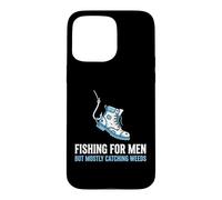 Custodia per iPhone 15 Pro Max Pescatori che pescano per le date che catturano le erbacce