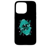 Custodia per iPhone 15 Pro Max Pesci segno zodiacale come oroscopo animale