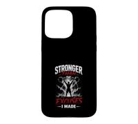 Custodia per iPhone 15 Pro Max Piu Forte Dei Miei Alibi Fitness Motivation