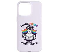 Custodia per iPhone 15 Pro Max PIÙ PRIDE LESS PREJUDICE Jane Austen LGBT Occhiali da sole Meme