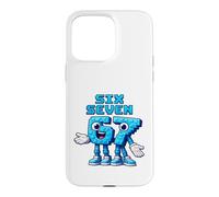 Custodia per iPhone 15 Pro Max Pixel Six Seven Numbers Stile di gioco retrò