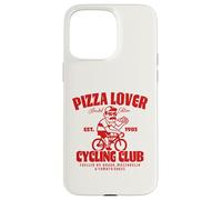 Custodia per iPhone 15 Pro Max Pizza Lover Cycling Club Bici da Corsa Pizza