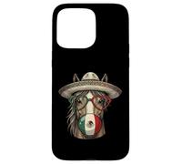 Custodia per iPhone 15 Pro Max Poncho a cavallo messicano Cinco De Mayo Fiesta Sombrero Meme