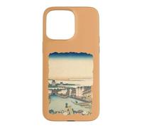 Custodia per iPhone 15 Pro Max Ponte Nihonbashi in Edo Hokusai Vintage Retro Arte Giapponese