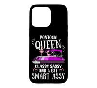 Custodia per iPhone 15 Pro Max Pontoon Queen Classy Sassy and Little Smart Assy