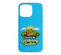 Custodia per iPhone 15 Pro Max Powered By Gardening and Sunshine Funny