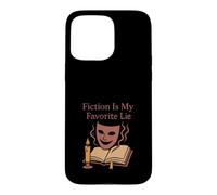 Custodia per iPhone 15 Pro Max Prenota Nerd Humor Fiction Fuga Burnout Bibliophile Vibes