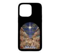 Custodia per iPhone 15 Pro Max Presepe portoricano con design natalizio