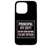 Custodia per iPhone 15 Pro Max Principal Off Duty Non inviare nessuno al mio ufficio