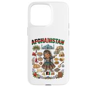 Custodia per iPhone 15 Pro Max Principessa Afgana Dabbing Girl Vestito Tradizionale Souvenir Bambini