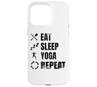 Custodia per iPhone 15 Pro Max Programma giornaliero di yoga Esercizio di yoga