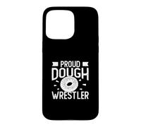 Custodia per iPhone 15 Pro Max Proud Dough Wrestler Funny Bread Rolls Un amante dei bagel polacchi