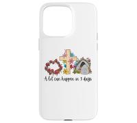 Custodia per iPhone 15 Pro Max Può succedere molto in 3 giorni Reto Vintage Floral Easter Day