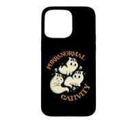 Custodia per iPhone 15 Pro Max Purranormal Cativity Funny Halloween Costume Ghost Cats Gift