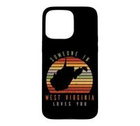 Custodia per iPhone 15 Pro Max Qualcuno in West Virginia ama voi Vintage State Retro