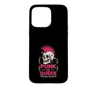 Custodia per iPhone 15 Pro Max Queer Punk LGBTQ Pride Alternativa Ribellione anarchica