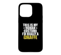 Custodia per iPhone 15 Pro Max Questo è il mio costume umano I'm Really a Giraffe