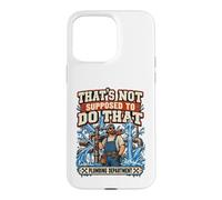 Custodia per iPhone 15 Pro Max Questo non dovrebbe fare quel divertente idraulico