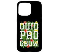 Custodia per iPhone 15 Pro Max Quid Pro Grow Gardener - Fiori da giardino primaverili con testo floreale
