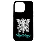 Custodia per iPhone 15 Pro Max Radiologia Rib Cage Skeleton X-Ray Tech Medical Professional