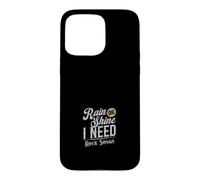 Custodia per iPhone 15 Pro Max Rain or Shine I Need Rock Songs Music Lover