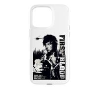 Custodia per iPhone 15 Pro Max Rambo First Blood Stallone 80s Film d'azione