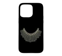 Custodia per iPhone 15 Pro Max RBG Ruth Bader Ginsburg Dissent Collar modello