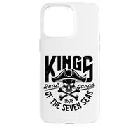 Custodia per iPhone 15 Pro Max Re dei sette mari Wild Abstract Skull Real Gangs