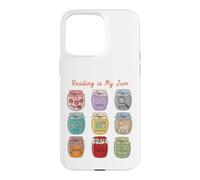 Custodia per iPhone 15 Pro Max Reading is My Jam Bookworm Generi letterari Vasetti