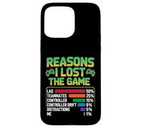 Custodia per iPhone 15 Pro Max Reasons I Lost The Game - Funny Video Gamer Gaming Humor
