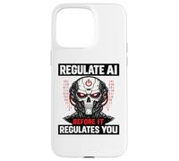 Custodia per iPhone 15 Pro Max Regola l'IA prima che regoli il tuo teschio robot