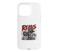 Custodia per iPhone 15 Pro Max Remus Guerriero Con Lupo Duo Fratres Una Urbs