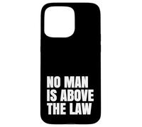 Custodia per iPhone 15 Pro Max Resistere Nessun uomo è al di sopra della legge Giustizia americana Democrazia