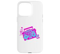 Custodia per iPhone 15 Pro Max Retro 80s 90s Boom-box Vintage Cassette Player Graphic Tee