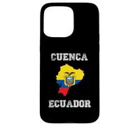 Custodia per iPhone 15 Pro Max Retro Cuenca Ecuador Distressed Ecuador Bandiera Ecuador